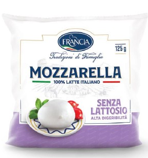Francia Mozzarella bezlaktózy chlaz. 125 g
