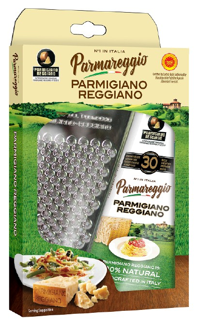 Parmigiano Reggiano 30 měsíců chlaz. 150 g + struhadlo 1 ks