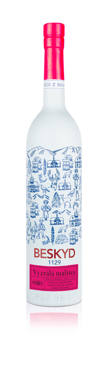 BESKYD Vyzrálá malina 35 % 700 ml