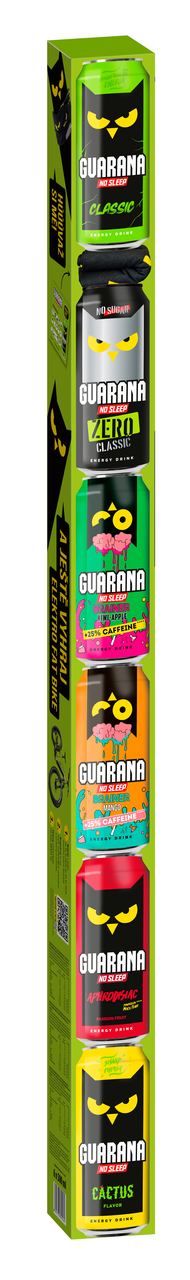 GUARANA Tubus 6 x 500 ml plech