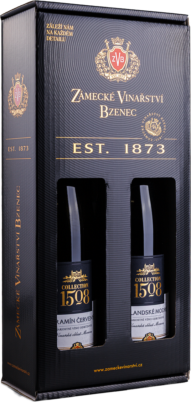 COLLECTION 1508 Tramín červený + Rulandské modré 2 x 750 ml