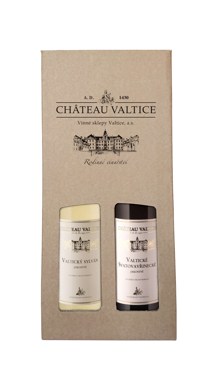 CHÂTEAU VALTICE Dárková sada Valtický sylván + Svatovavřinecké 2 x 750 ml