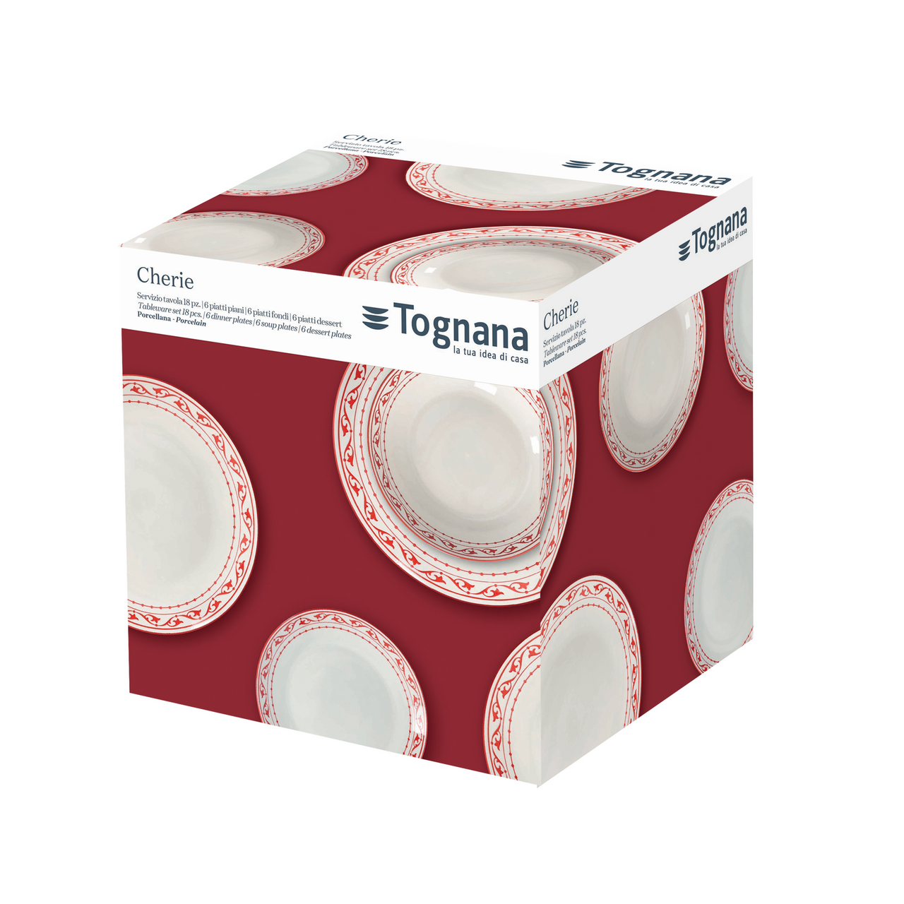 Sada jídelní 18dílná CHERIE porcelán 1 ks