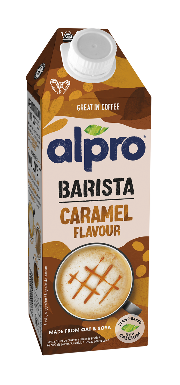 alpro Barista Nápoj ovesno - sojový s karamelovou příchutí 750 ml
