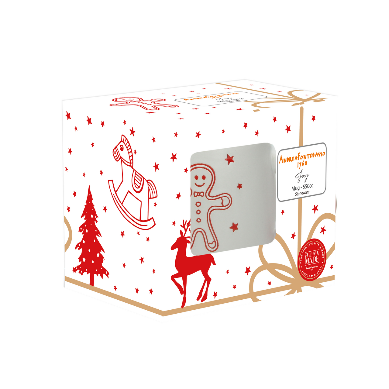 Hrnek M&J perníček 550 ml kamenina 1 ks