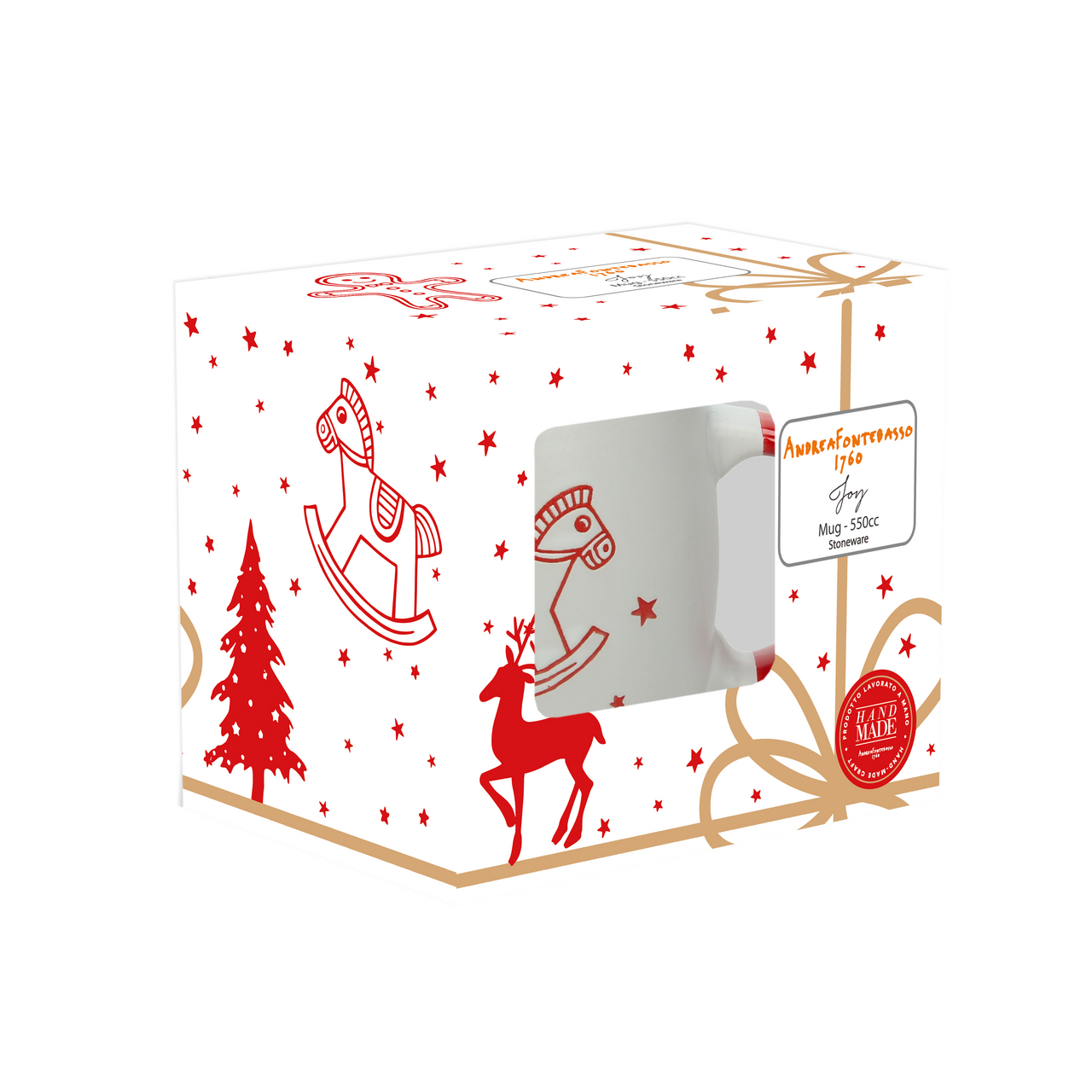 Hrnek M&J koníček 550 ml kamenina 1 ks