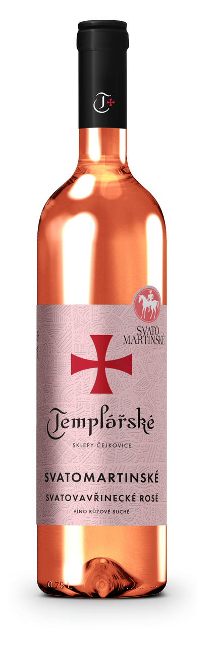 Templářské sklepy Svatomartinské Svatovavřinecké Rosé 6 x 750 ml
