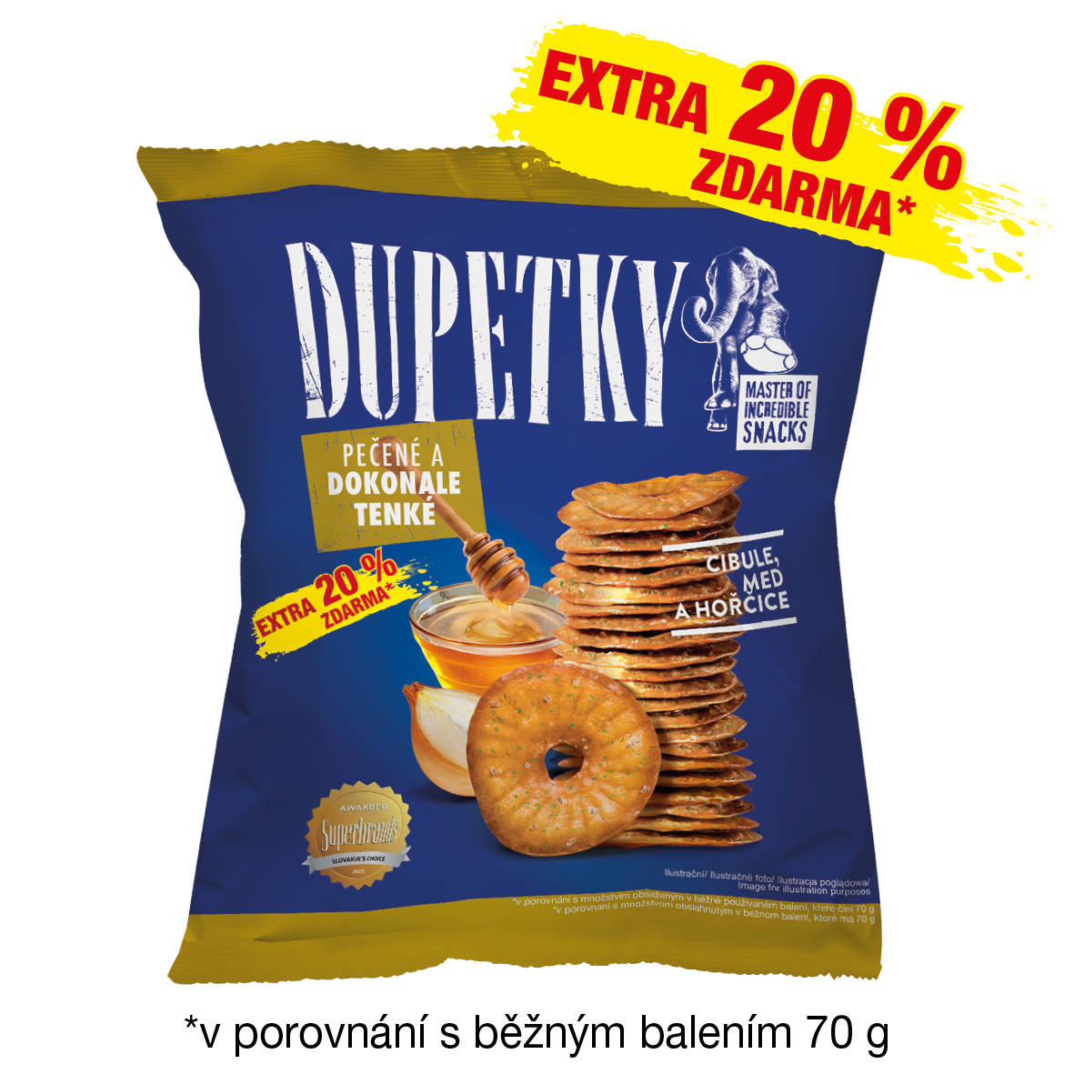 DUPETKY Hořčice med cibule 84 g