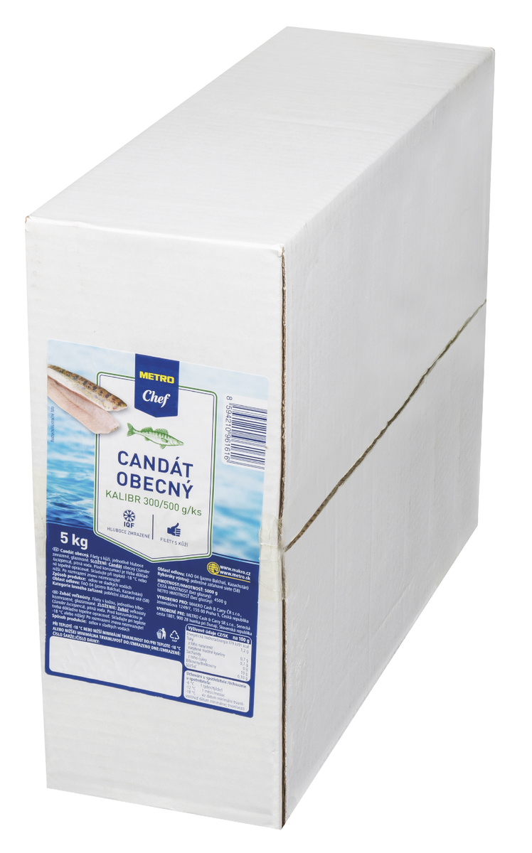 METRO Chef Candát filet 300/500 g mraž. 4,5 - 5 kg