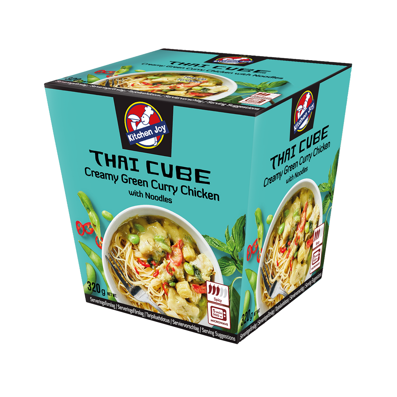 Thai Cube Creamy Green Curry nudle mraž. 320 g