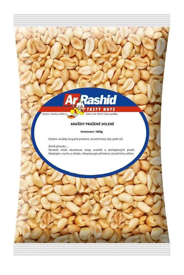 ArRashid Arašídy pražené solené 1 kg