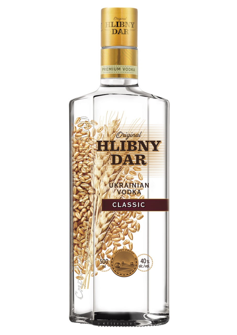 Hlibny Dar vodka 40 % 500 ml