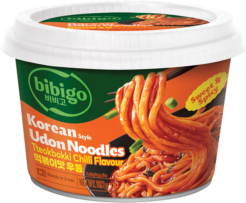 Bibigo Udon nudle chilli 187 g
