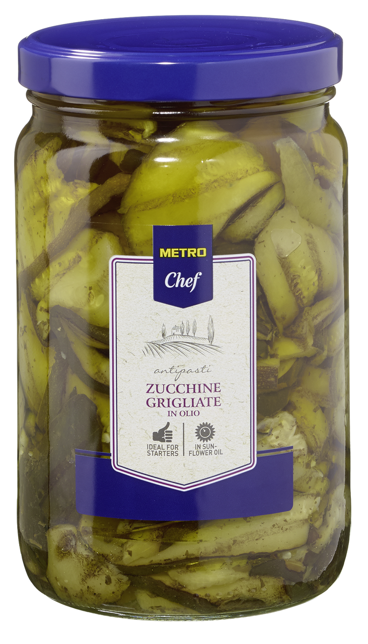 METRO Chef Cuketa grilovaná v oleji 1540 g