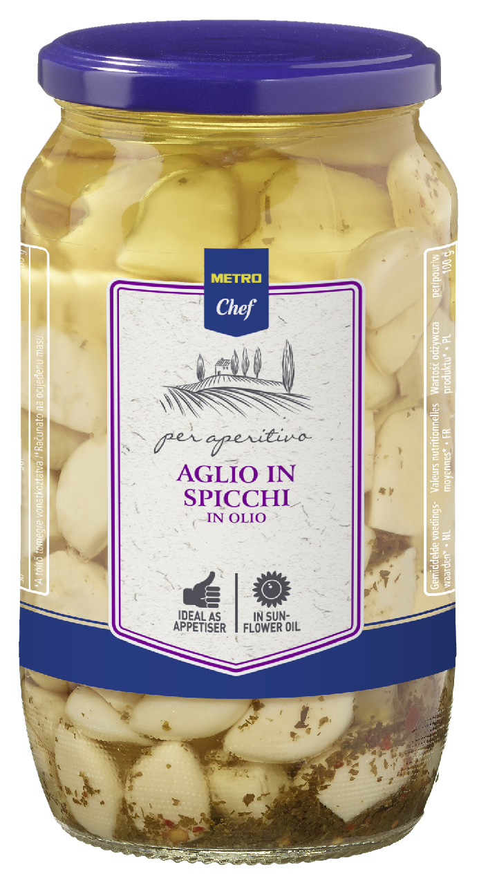 METRO Chef Česnek v oleji 660 g