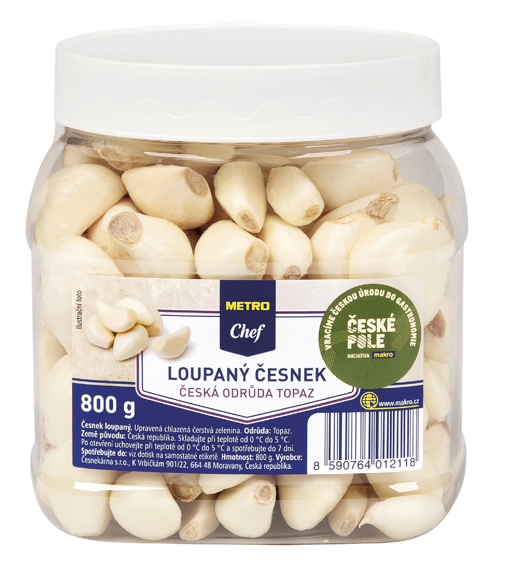 METRO Chef Česnek loupaný České pole 800 g