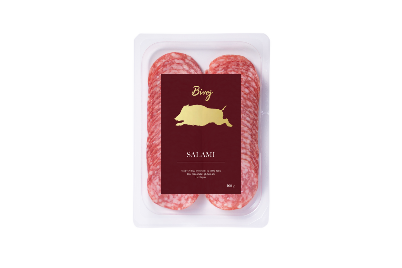Salami plátky chlaz. 100 g