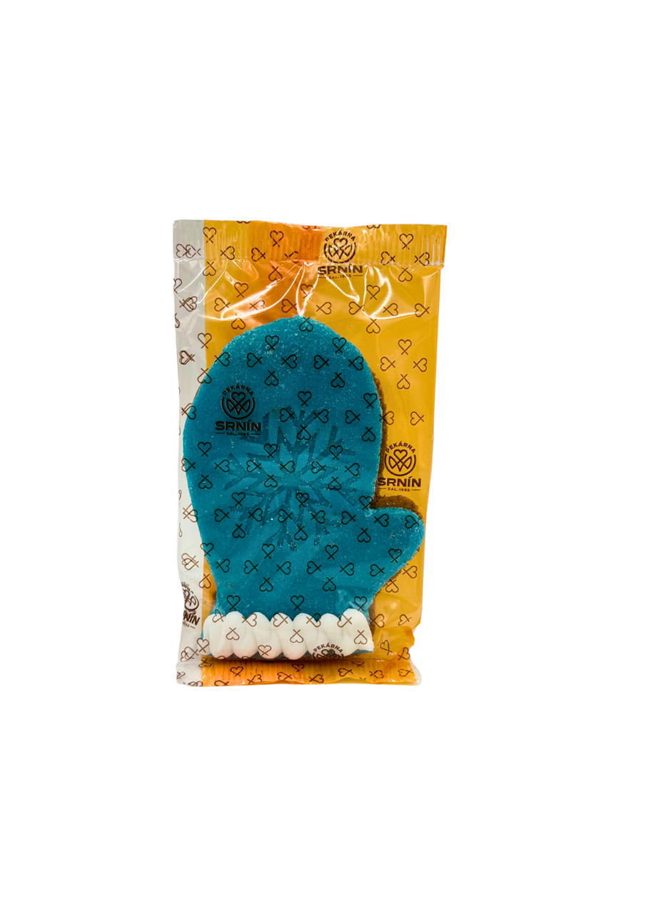 Zdobená rukavice perník 50 g