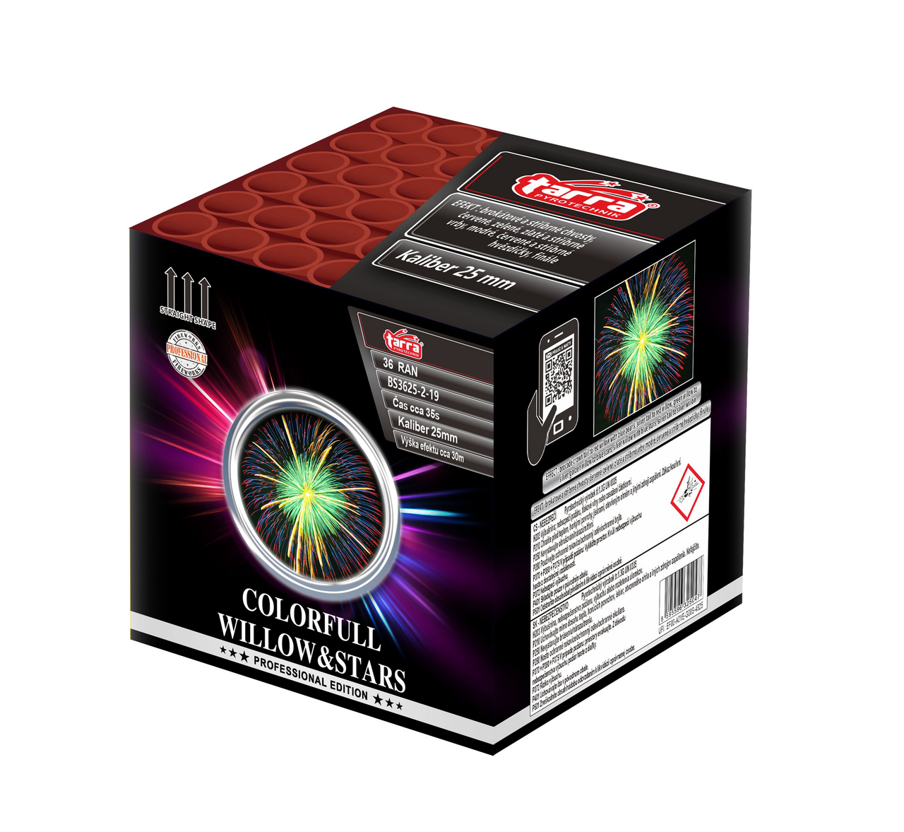 Colorfull Willow & Stars 36 ran 1 ks