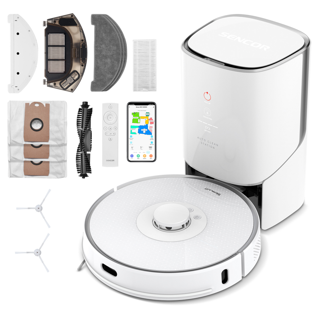 SENCOR Robotický vysavač 9385WH 1 ks