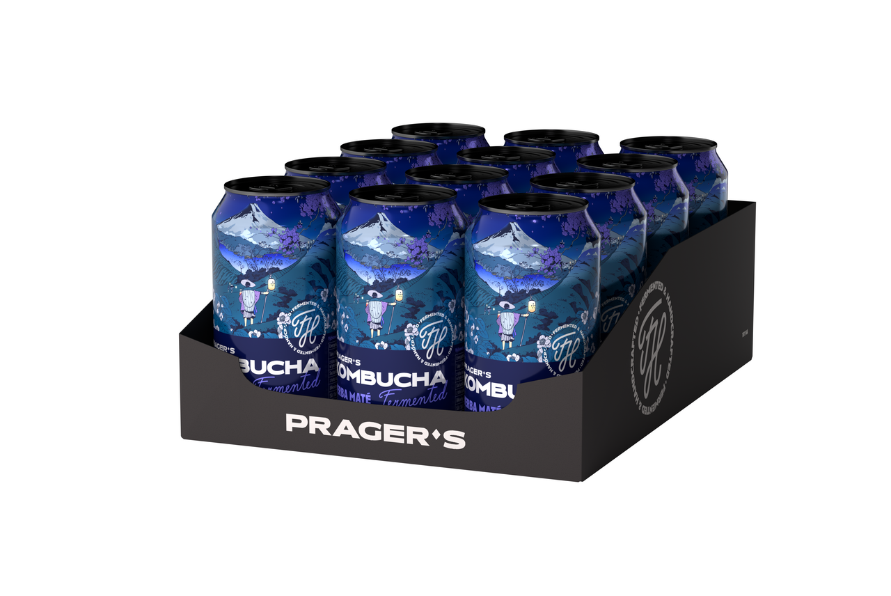 PRAGER'S Kombucha Maté 330 ml