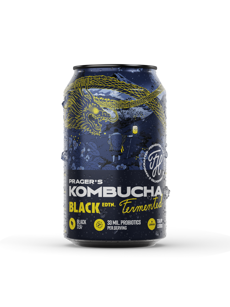PRAGER'S Kombucha Black Tea 330 ml