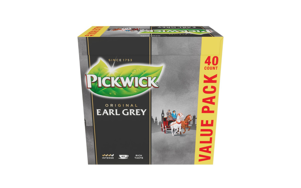 PICKWICK Earl Grey Čaj 80 g (40 x 2 g)