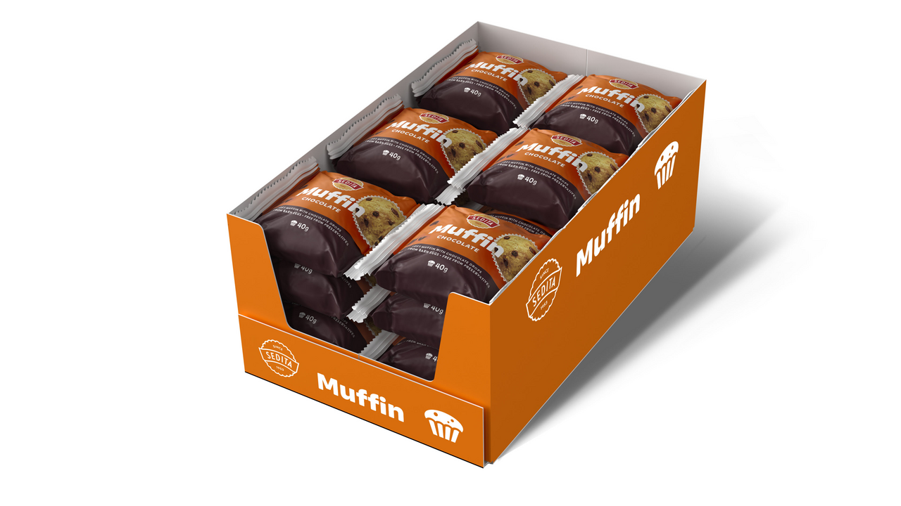 SEDITA Muffin Chocolate 18 x 40 g