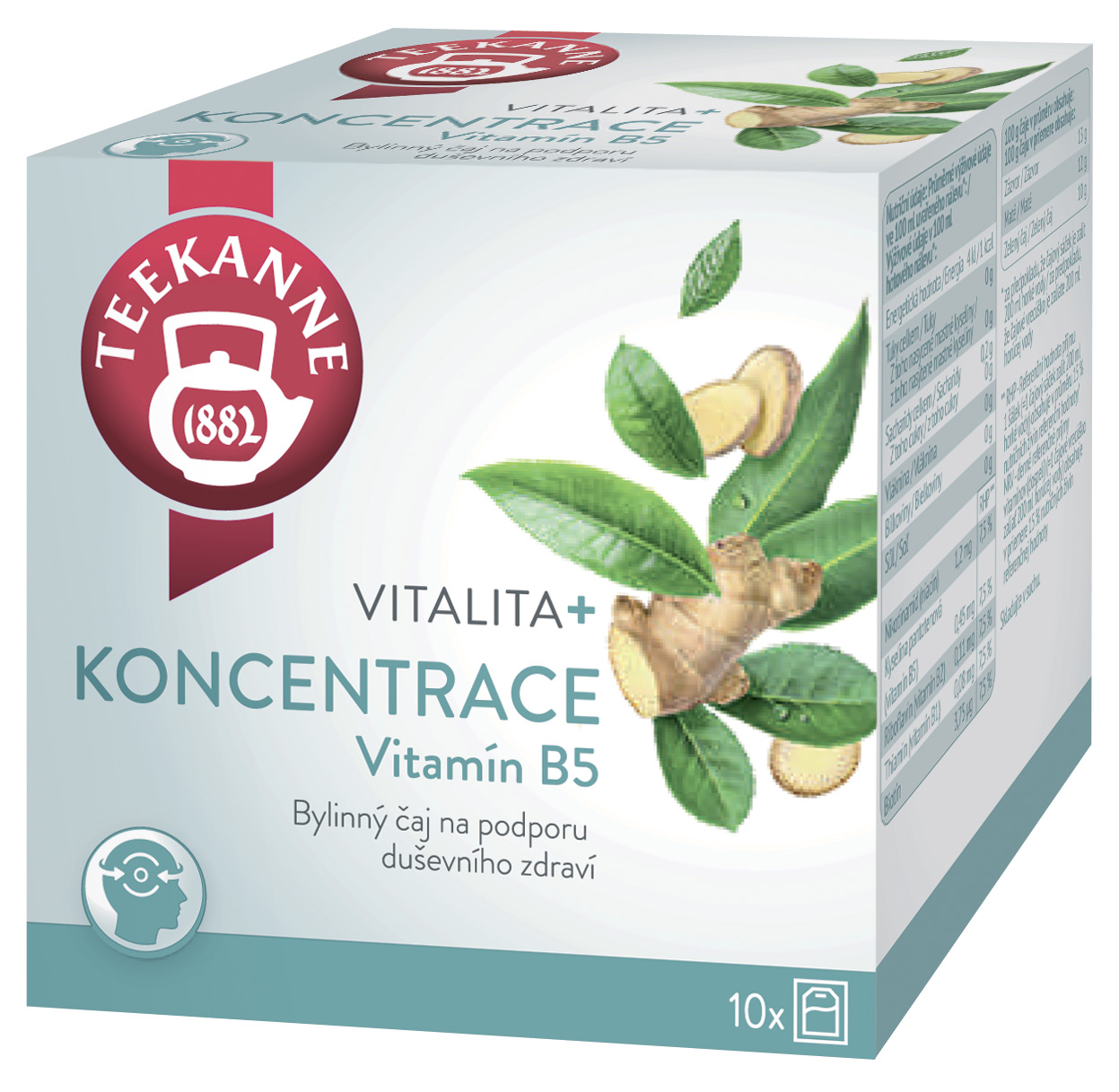 TEEKANNE Vitalita + koncentrace 18 g