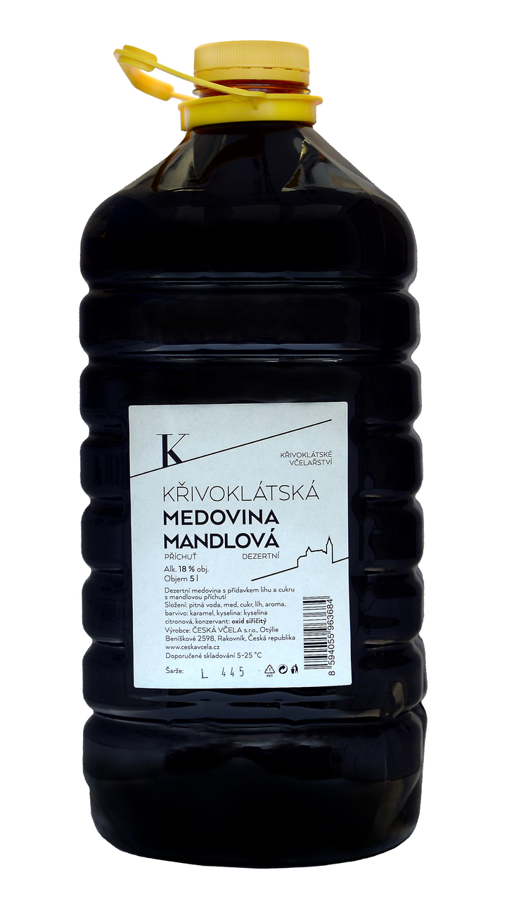 Medovina mandlová 18 % 5 l