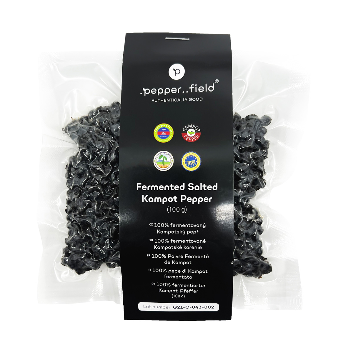 Pepper Field Fermented Kampot pepř 100 g