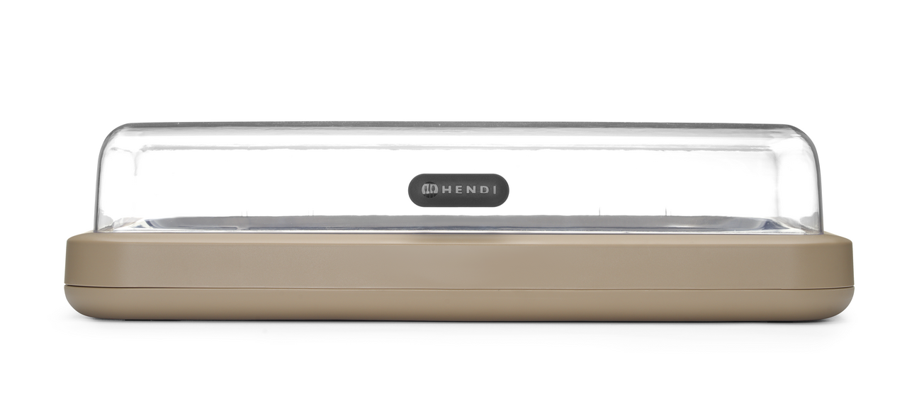 Chladící podnos nízký + víko UNIQ 59,3 x 40 cm béžový 1 ks