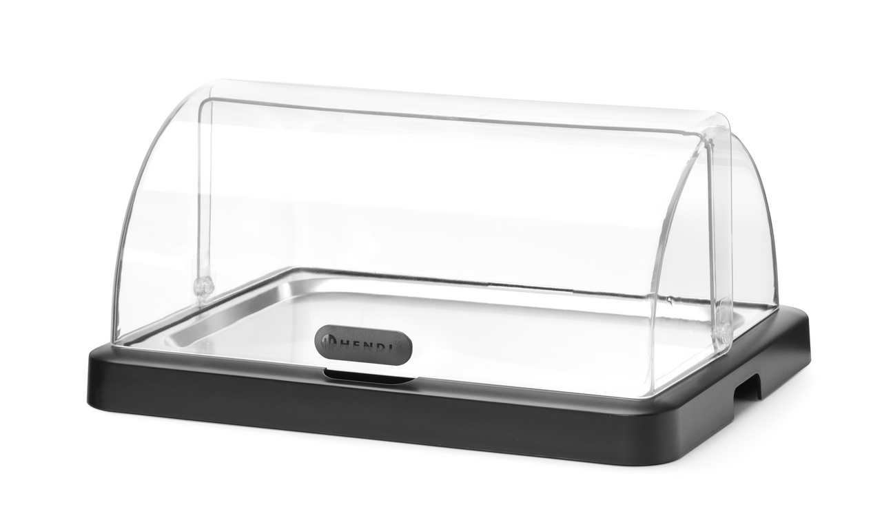 Chladící podnos vysoký + víko UNIQ 46 x 35,5 cm černý 1 ks