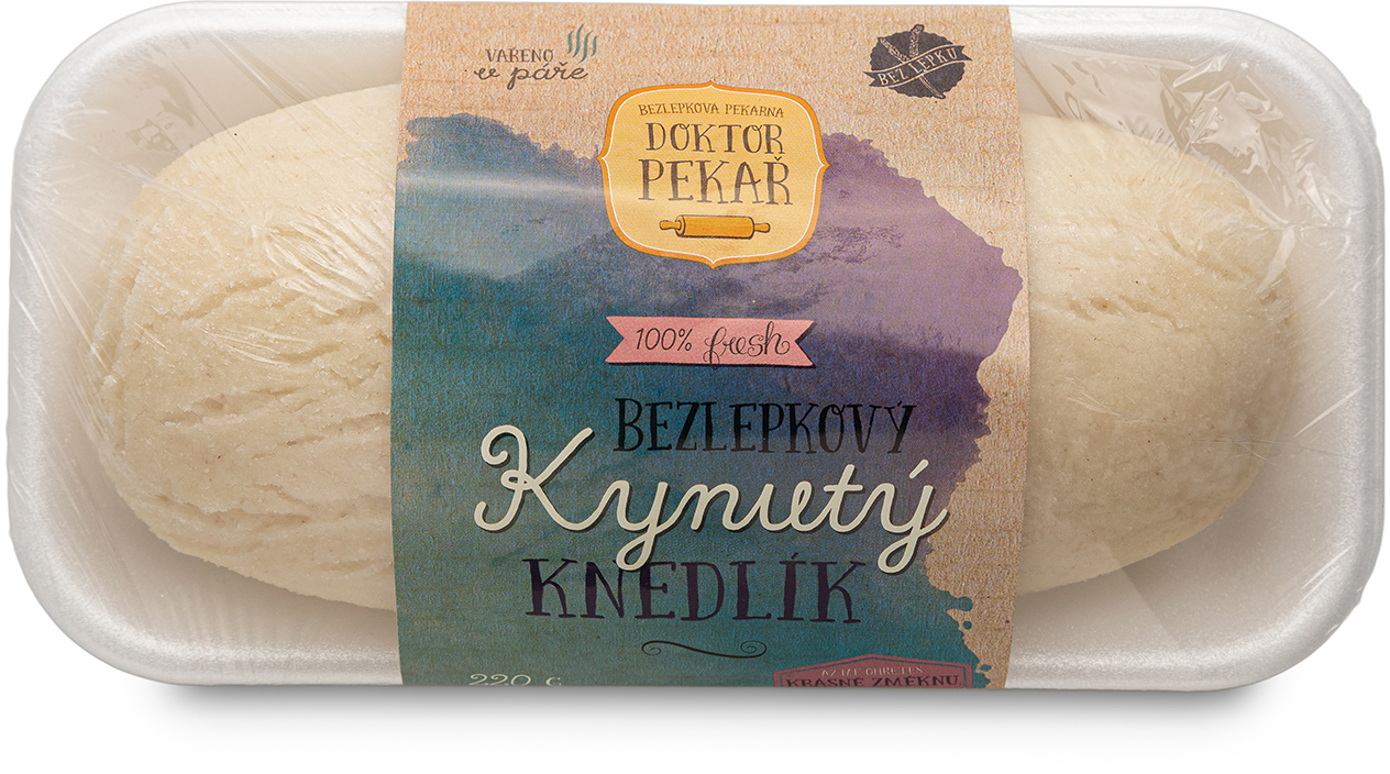 Knedlík kynutý bezlepkový chlaz. 220 g