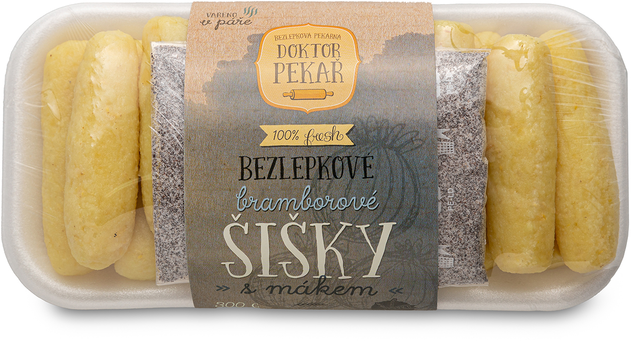 Šišky bramborové s mákem bezlepkové chlaz. 300 g