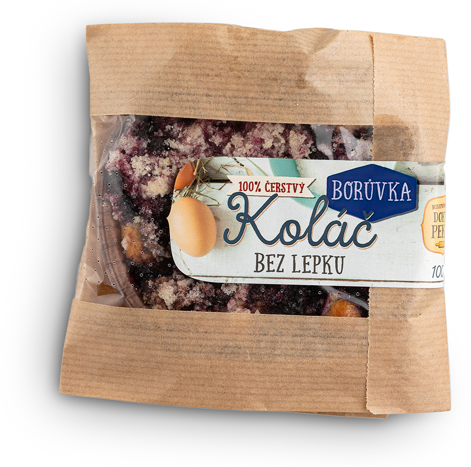 Koláček borůvkový bezlepkový 100 g