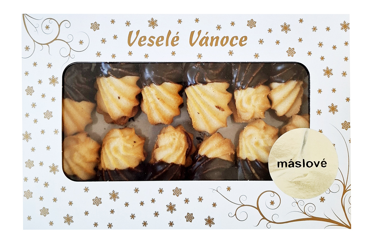 Máslové třené banánky s ovocem chlaz. 240 g