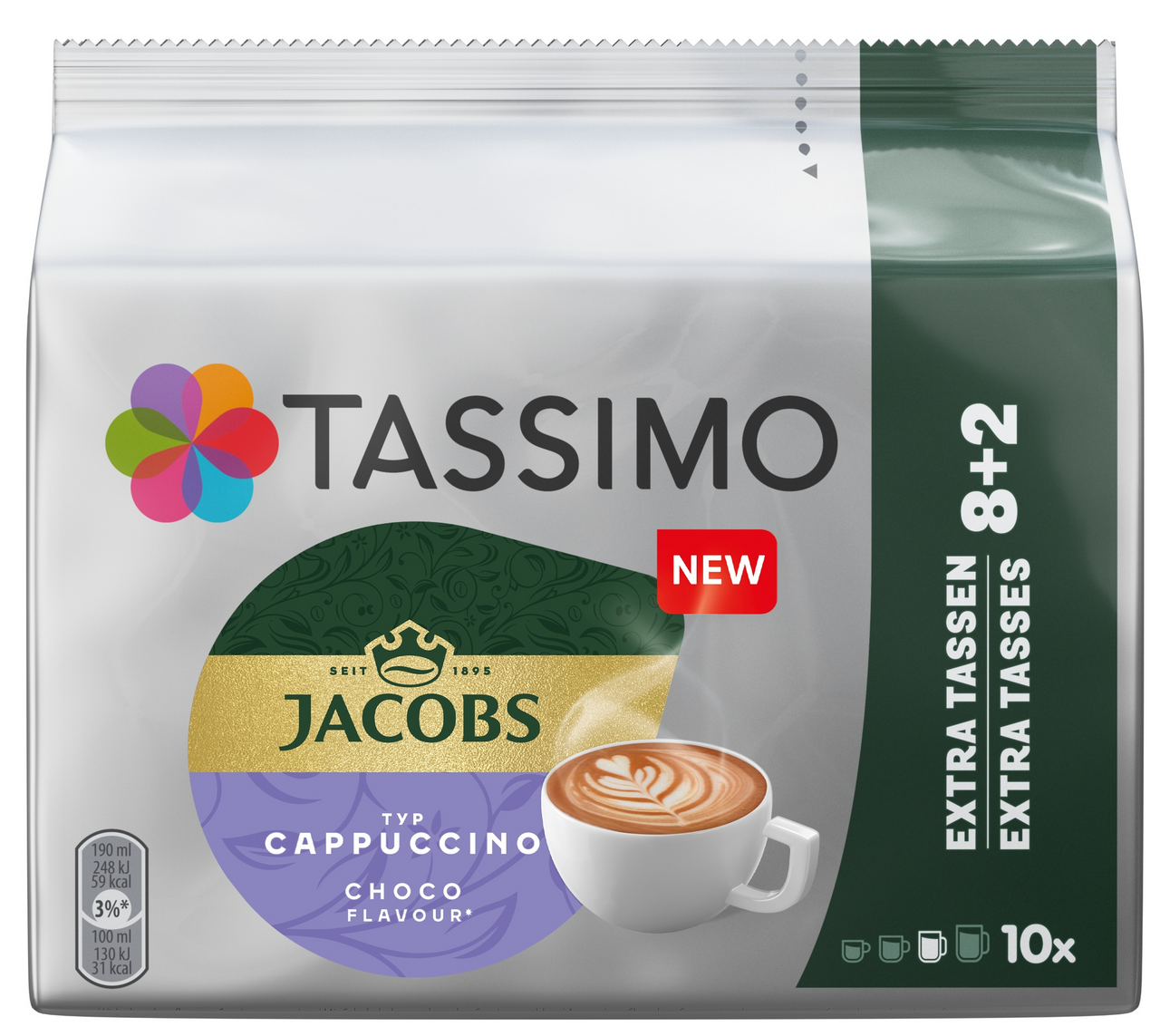 TASSIMO Cappucino Choco kapsle 10 ks 160 g