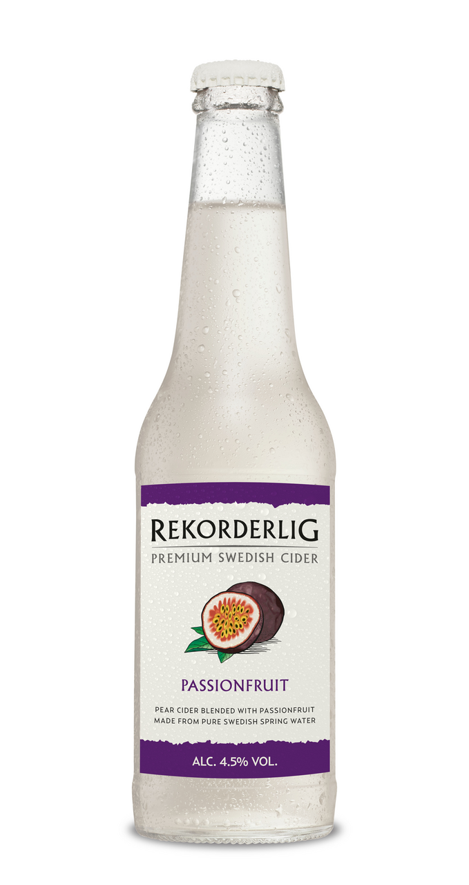 REKORDERLIG Cider maracuja 24 x 330 ml