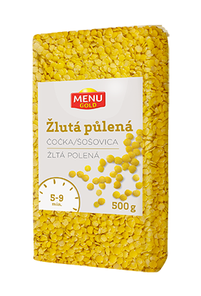MENU GOLD Čočka žlutá půlená 500 g