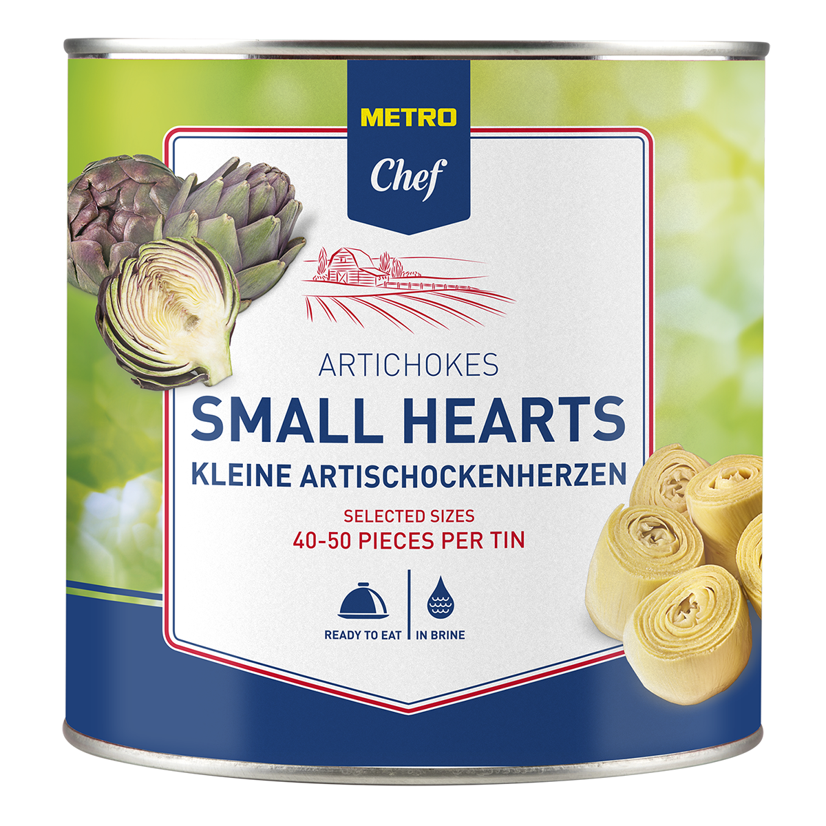 METRO Chef Artyčoky malá srdíčka 2500 g