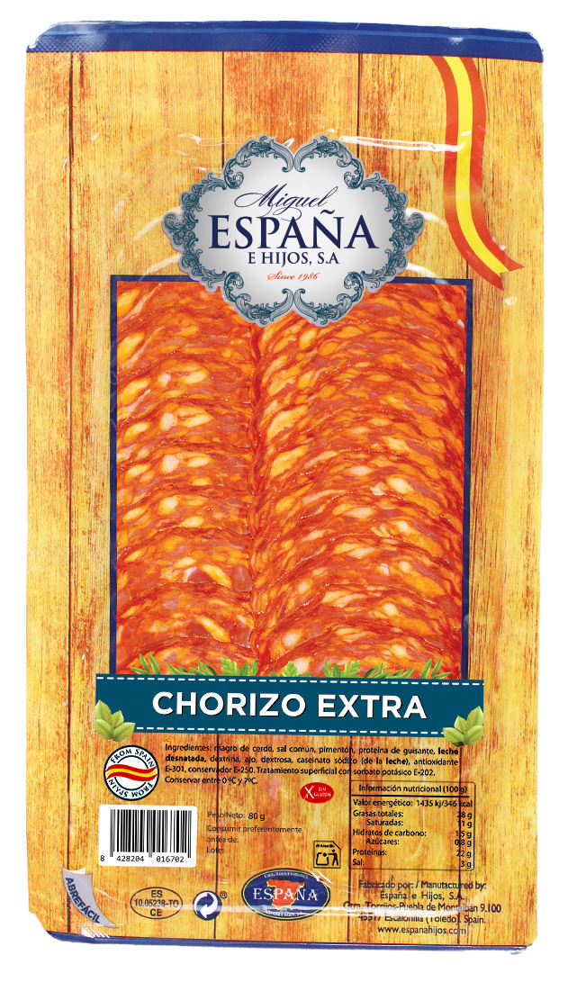Chorizo Extra plátky chlaz. 80 g