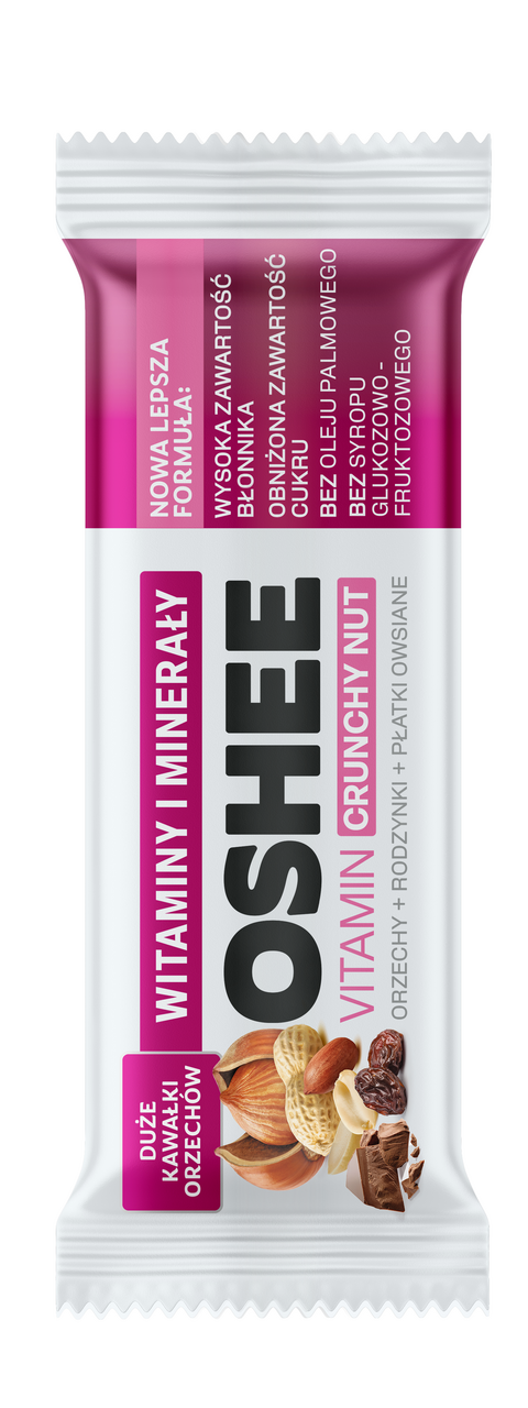 OSHEE Müsli tyčinka rozinky ořechy 40 g