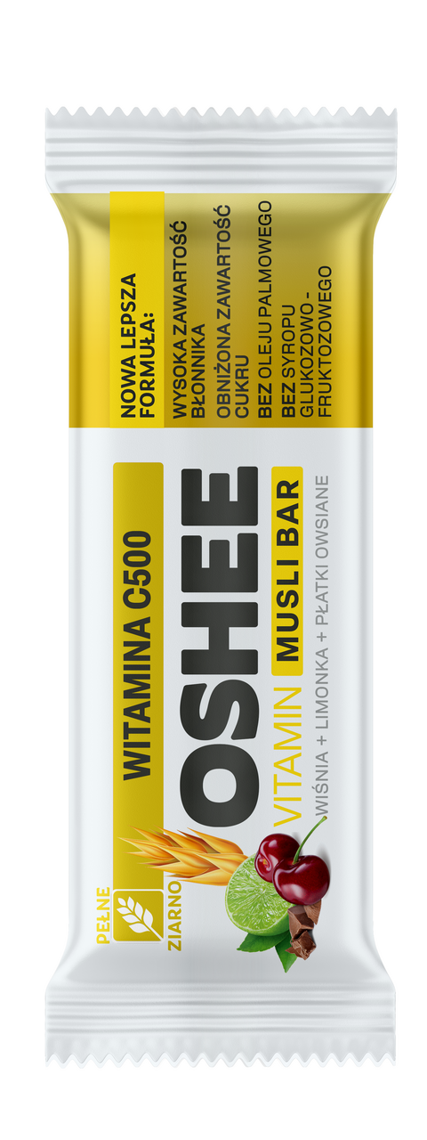 OSHEE Müsli tyčinka limetky třešně 40 g