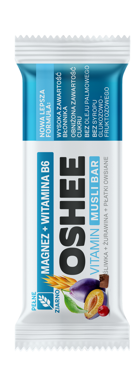 OSHEE Müsli tyčinka švestky brusinky 40 g