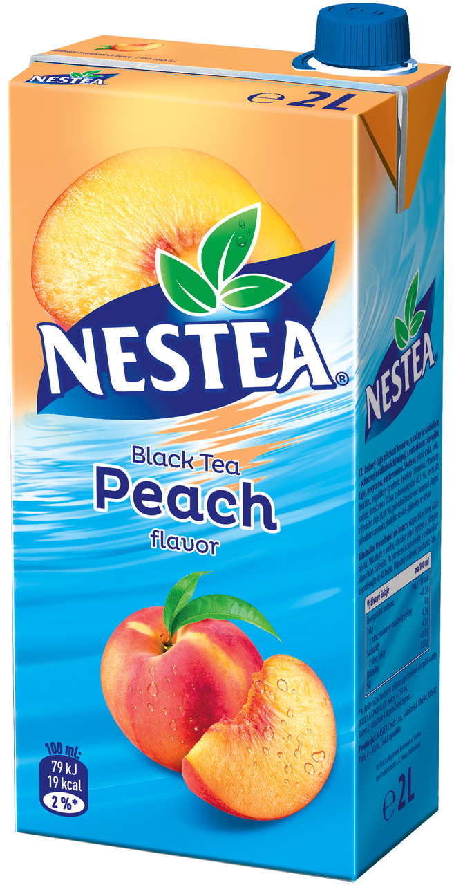 NESTEA Ledový čaj černý broskev  2 l