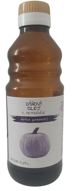 Dýňový olej Raw kvalita 250 ml