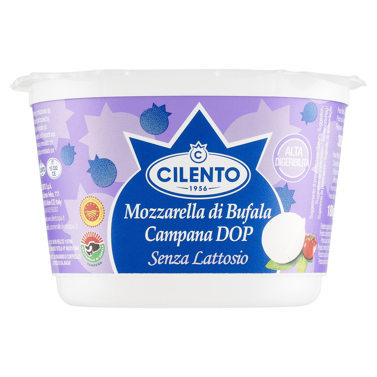 CILENTO Mozzarella Di Bufala bez laktózy chlaz. 180 g
