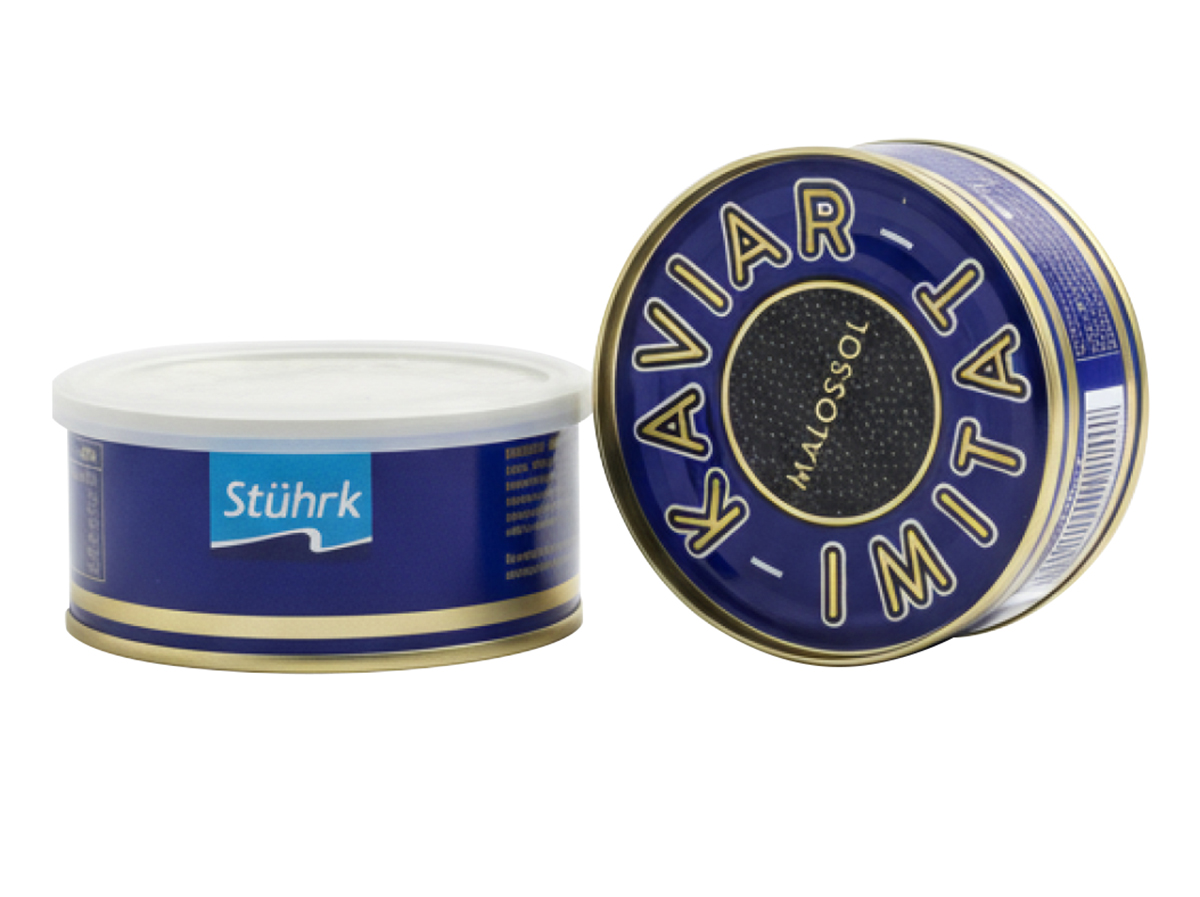 Imitace kaviáru jesetera černý plech chlaz. 250 g