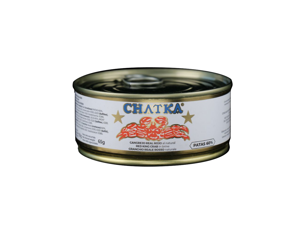 CHATKA 60 % krabí nohy (pevný podíl 65 g) chlaz. 110 g plech